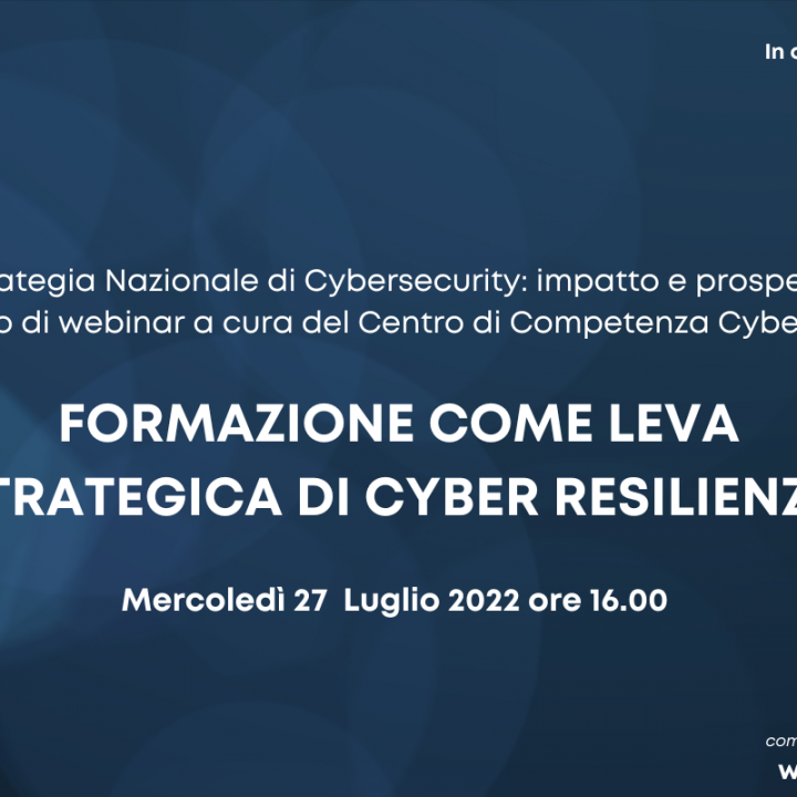 Formazione come leva strategica di cyber resilienza