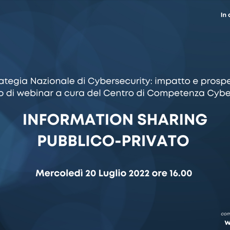 Information sharing pubblico-privato