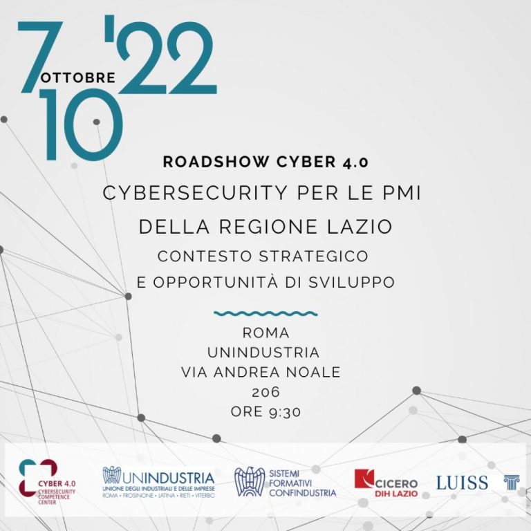Cybersecurity per le PMI della Regione Lazio