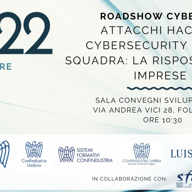 Roadshow Cyber 4.0 Umbria