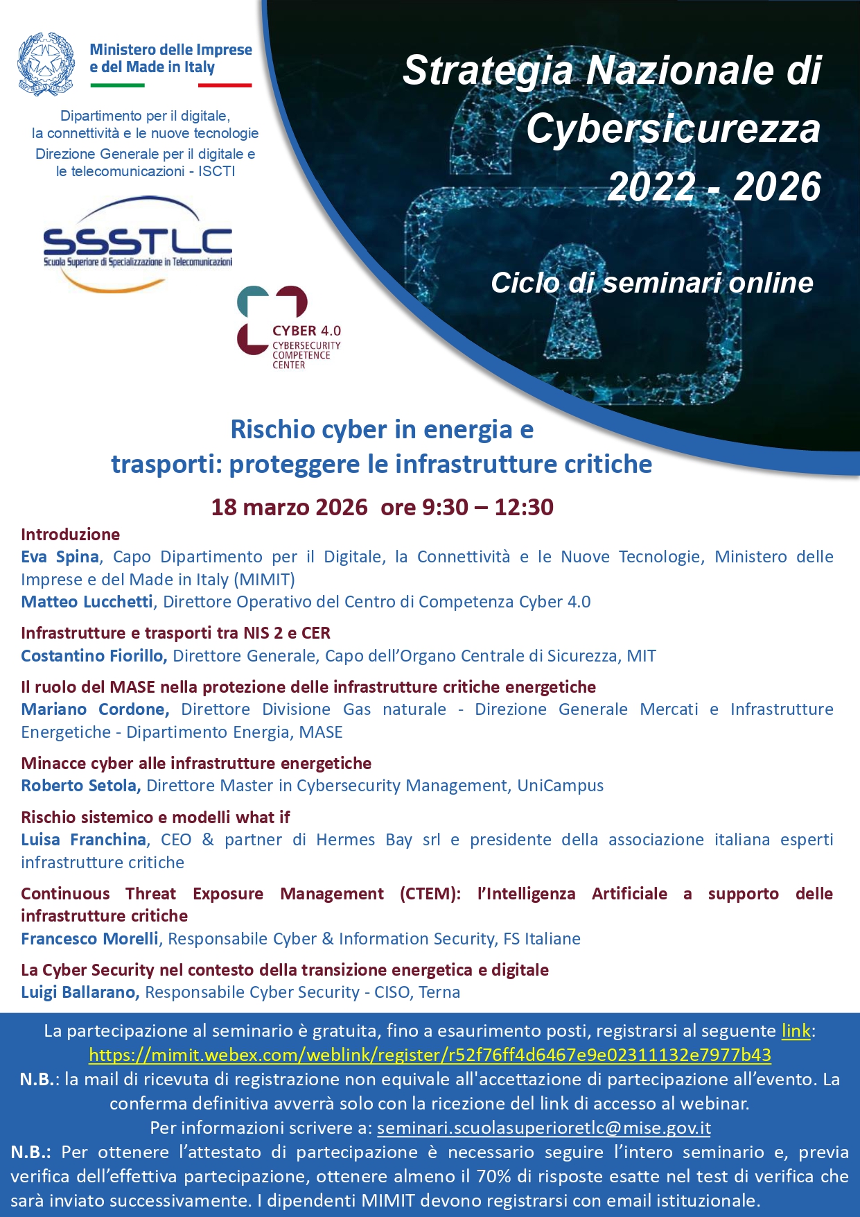 Seminario del 18 marzo 2026