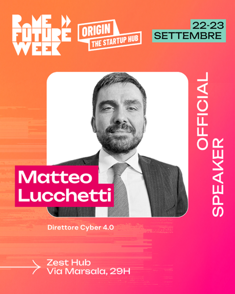 Cyber 4.0 sarà alla Rome Future Week 2026